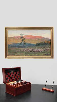 Павлов Олег Борисович. Пейзаж. Алтай. Вечер 